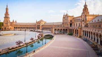 flight from Amsterdam Airport Schiphol to  Sevilla Airport  width=